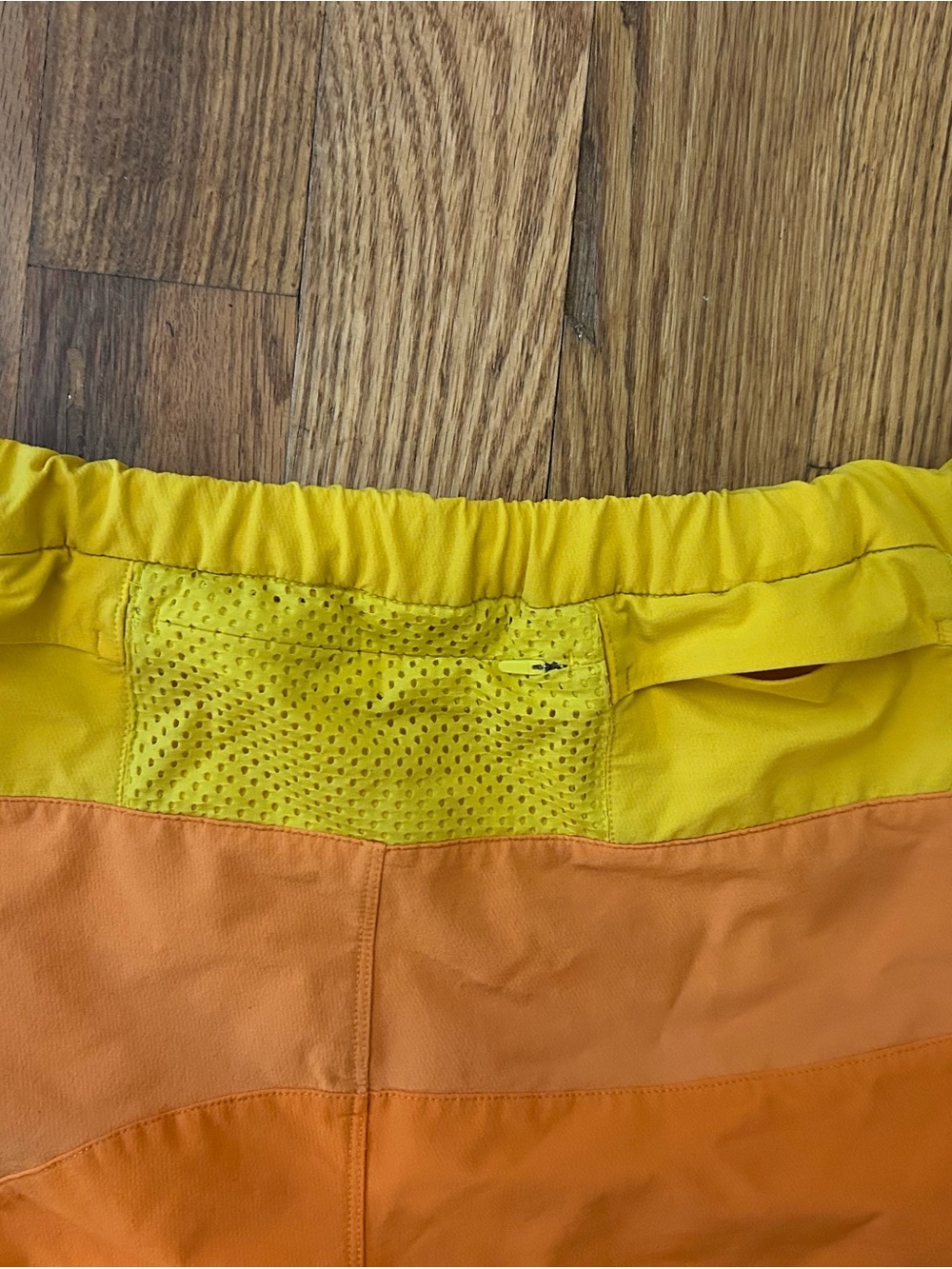 Outdoor Voices Rectrek Skort in Yellow & Orange - Picture 4 of 5